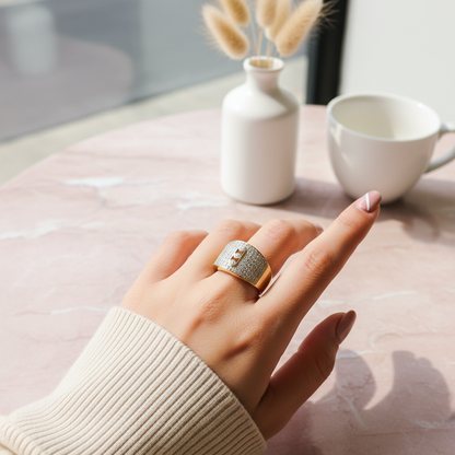 Celestial Crest™ Pavé Ring™