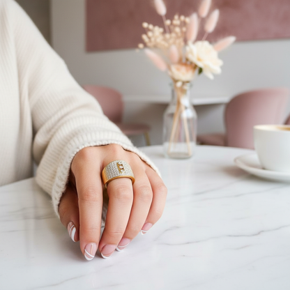 Celestial Crest™ Pavé Ring™