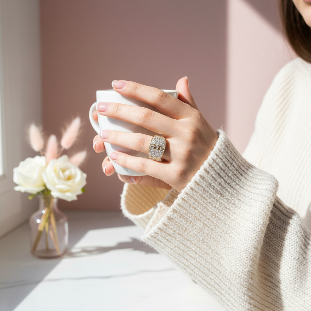 Celestial Crest™ Pavé Ring™